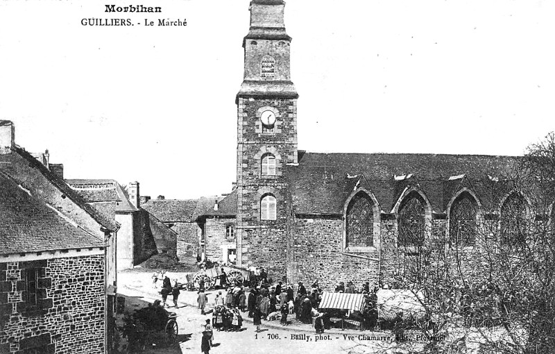 Eglise Saint-Pierre et Saint-Paul de Guilliers (Bretagne).