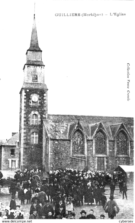 Eglise Saint-Pierre et Saint-Paul de Guilliers (Bretagne).