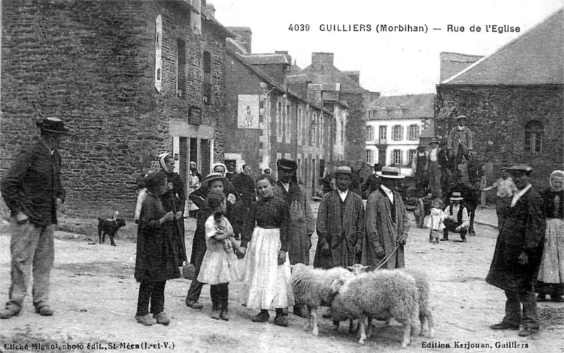 Ville de Guilliers (Bretagne).