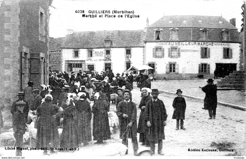 Ville de Guilliers (Bretagne).