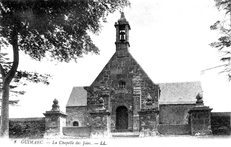 Ville de Guimaëc (Bretagne) : chapelle Notre-Dame des Joies.