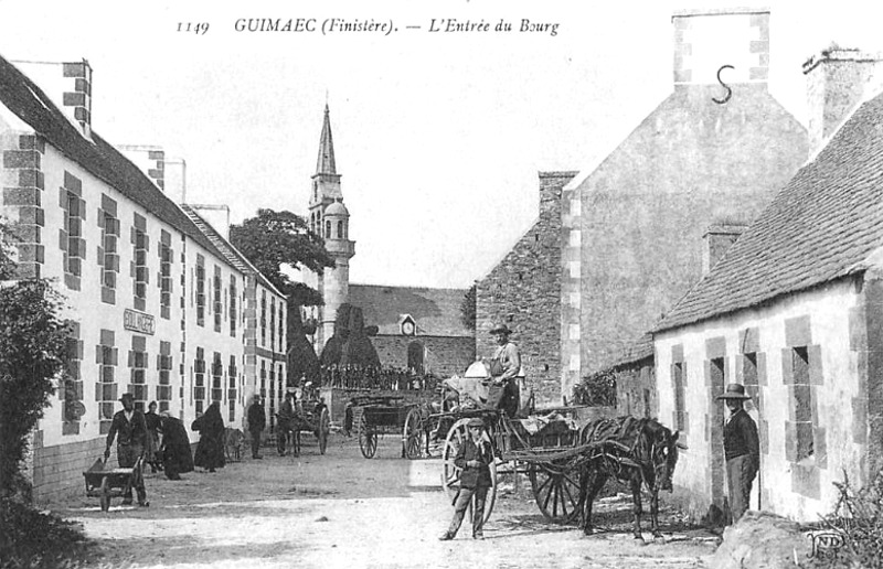 Ville de Guimaëc (Bretagne).