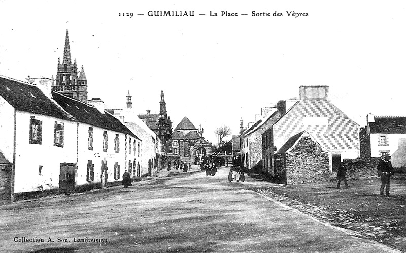 Ville de Guimiliau (Bretagne).