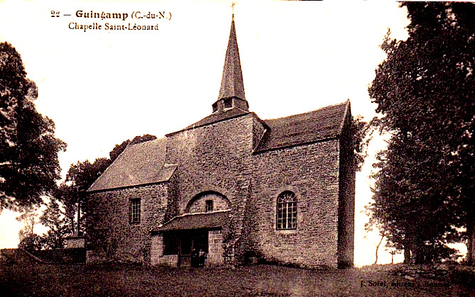 Guingamp (Bretagne) : chapelle Saint-Lonard.