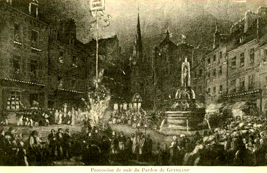 Procession de Guingamp (Bretagne).