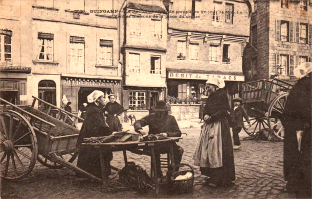 Foire ou March de Guingamp (Bretagne).