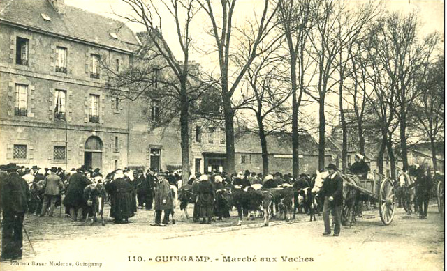 Foire ou March de Guingamp (Bretagne).