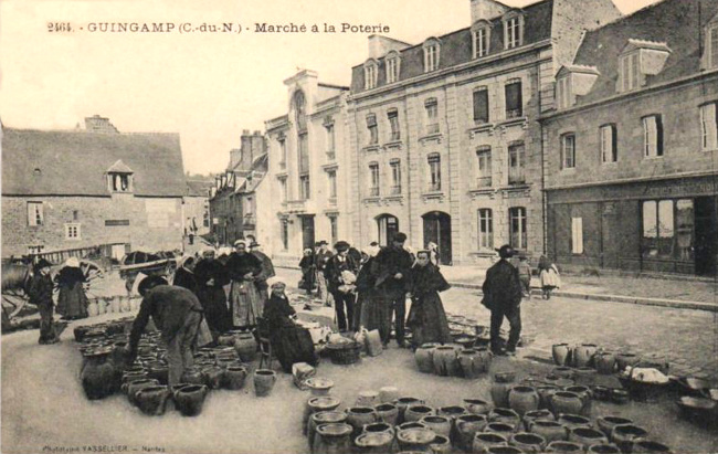 Foire ou March de Guingamp (Bretagne).