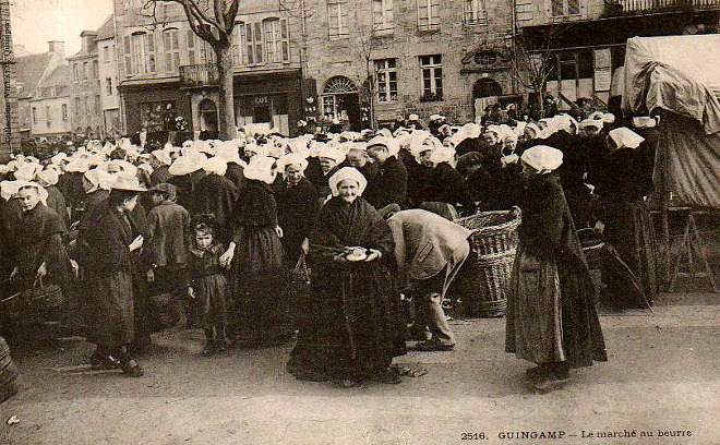 Foire ou March de Guingamp (Bretagne).