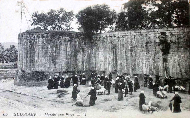 Foire ou March de Guingamp (Bretagne).