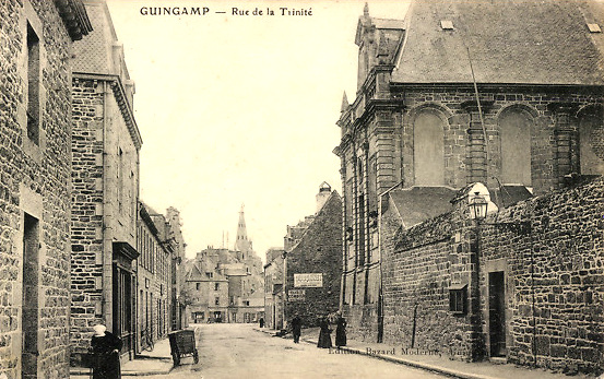 Ville de Guingamp (Bretagne).