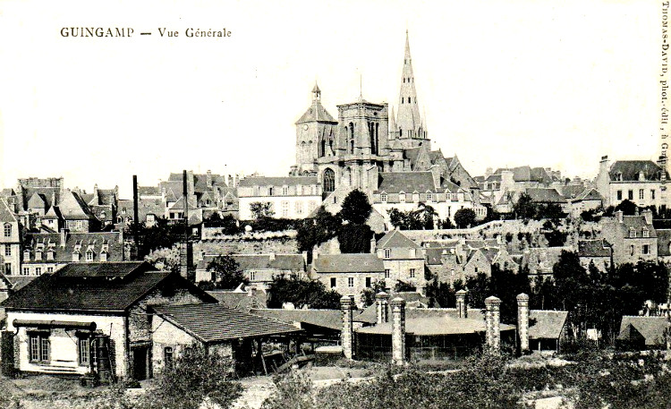 Vue gnrale de Guingamp.