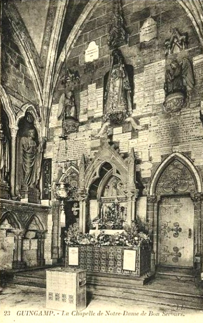 Eglise Notre-Dame de Guingamp (Bretagne).