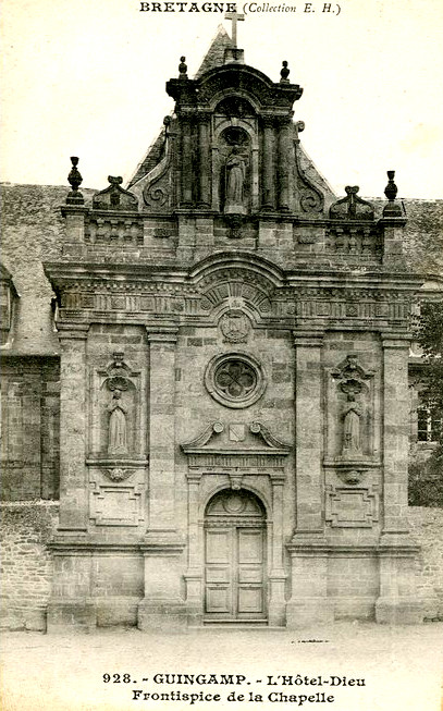 Guingamp (Bretagne) : chapelle Htel-Dieu.