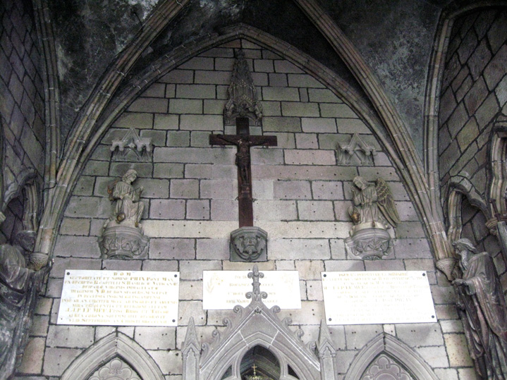 Guingamp : la basilique Notre-Dame de Bon-Secours (face Nord)