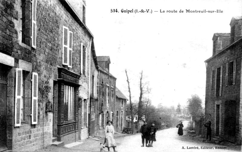 Ville de Guipel (Bretagne).