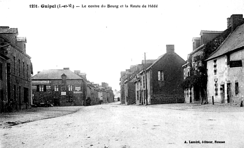 Ville de Guipel (Bretagne).