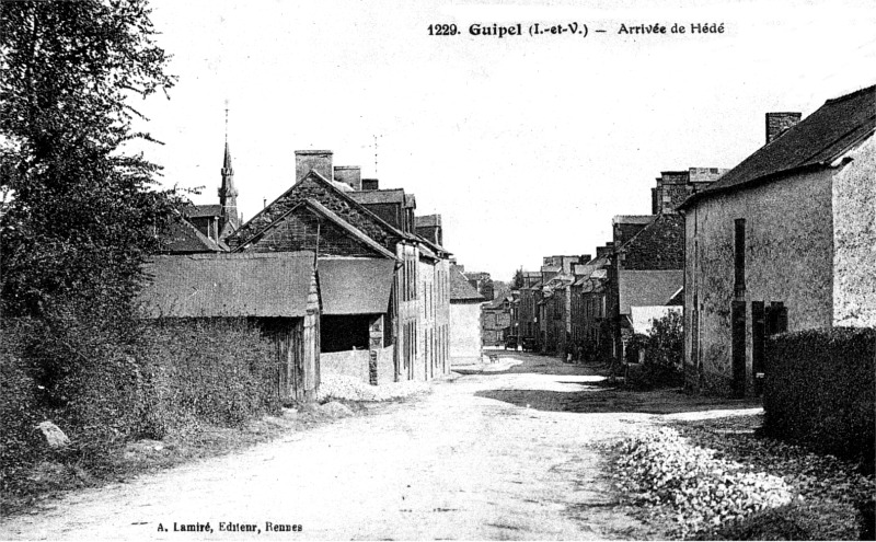 Ville de Guipel (Bretagne).