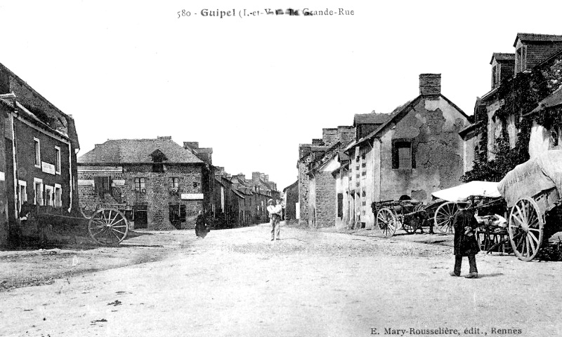 Ville de Guipel (Bretagne).