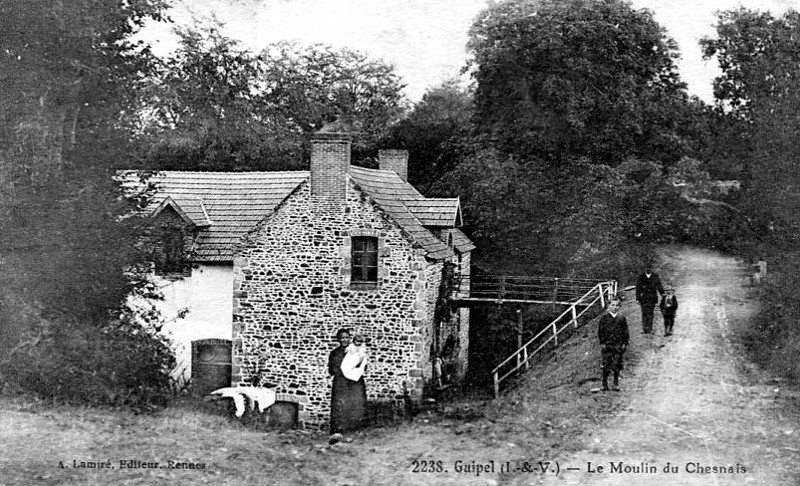 Moulin de Guipel (Bretagne).