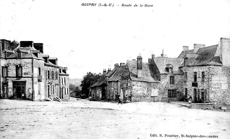 Ville de Guipry (Bretagne).