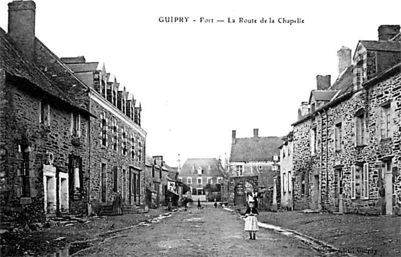 Ville de Guipry (Bretagne).