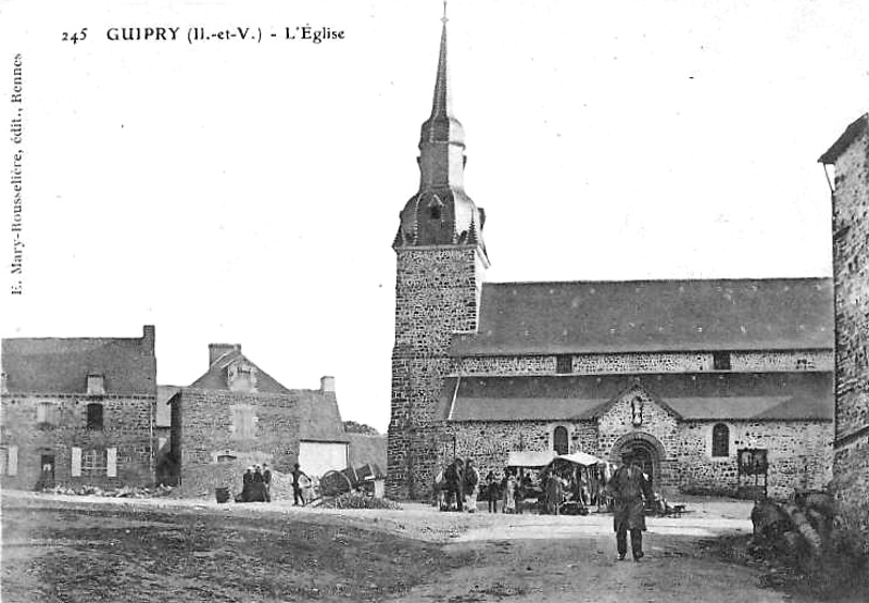 Eglise de Guipry (Bretagne).