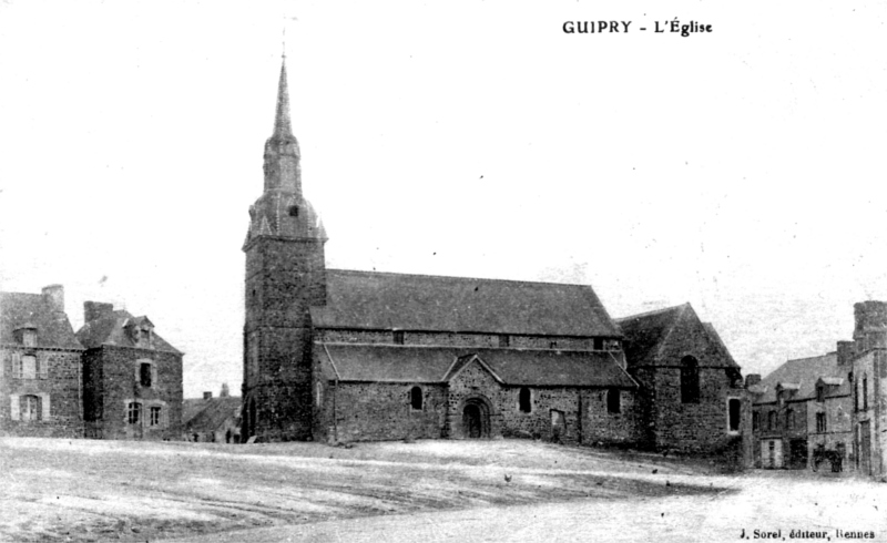 Eglise de Guipry (Bretagne).