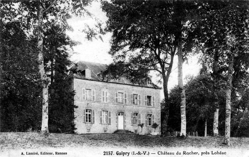 Chteau de Guipry (Bretagne).