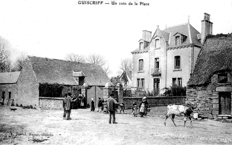Ville de Guiscriff (Bretagne). 