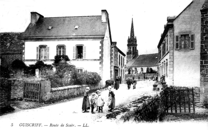 Ville de Guiscriff (Bretagne). 