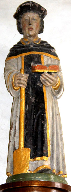 Statue de l'glise Notre-Dame de Gurunhuel (Bretagne)