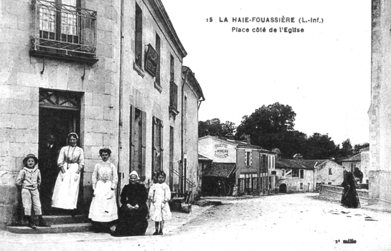 Ville de La Haie-Fouassière (anciennement en Bretagne).