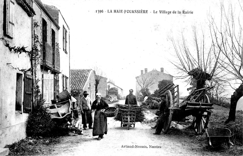 Ville de La Haie-Fouassire (anciennement en Bretagne).