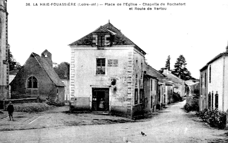 Ville de La Haie-Fouassire (anciennement en Bretagne).