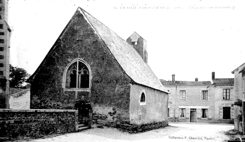 Chapelle de Rochefort à La Haie-Fouassière (anciennement en Bretagne).