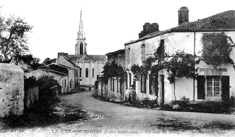 Ville de La Haie-Fouassire (anciennement en Bretagne).