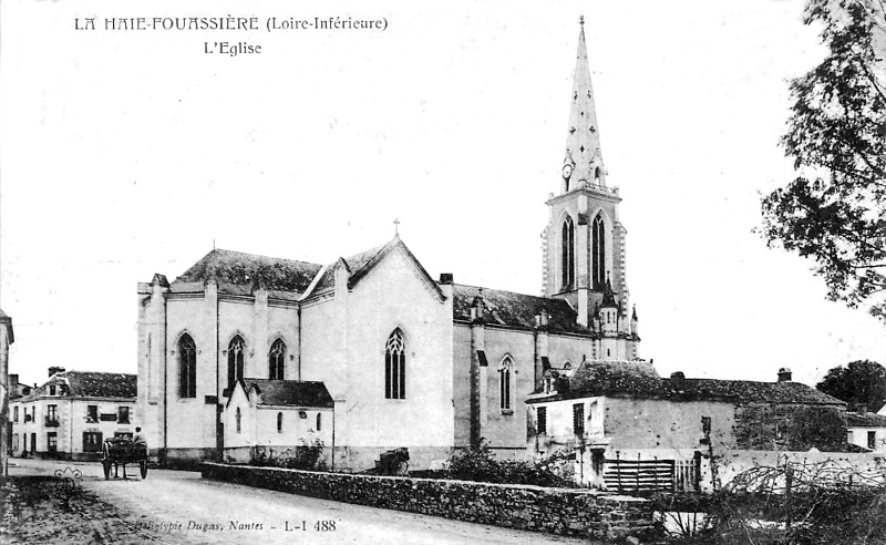 Eglise de La Haie-Fouassière (anciennement en Bretagne).