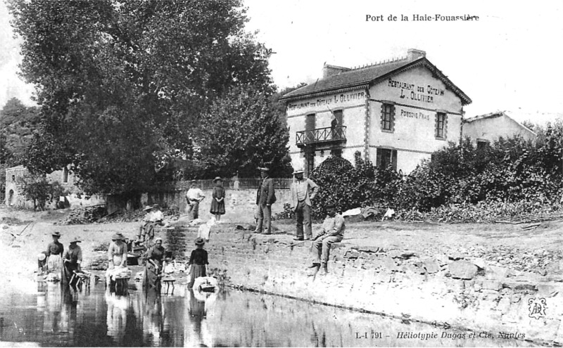 Ville de La Haie-Fouassire (anciennement en Bretagne).