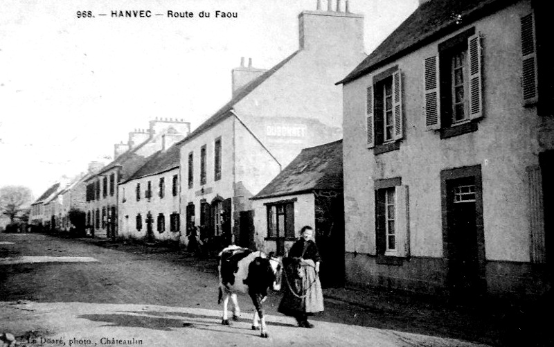 Ville de Hanvec (Bretagne).