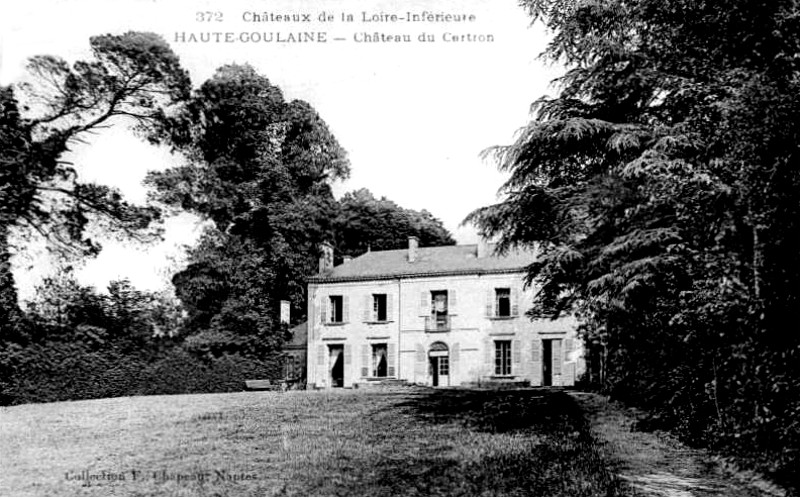 Château de Cartron à Haute-Goulaine (Bretagne).