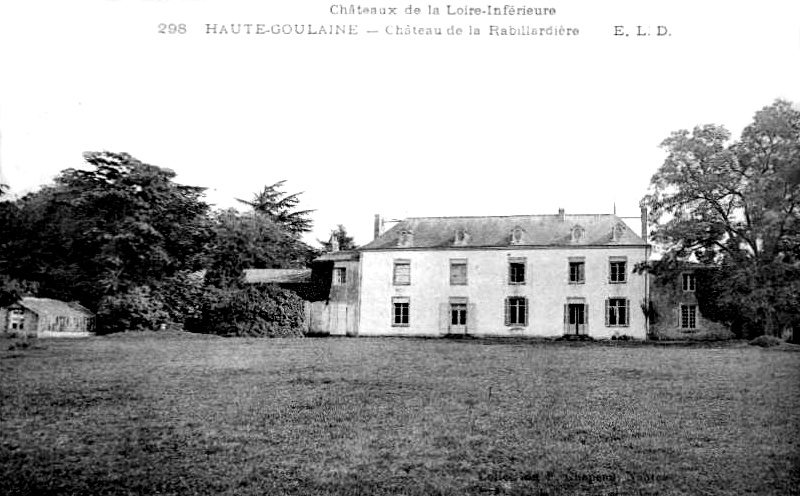 Château de la Rabillardière à Haute-Goulaine (Bretagne).