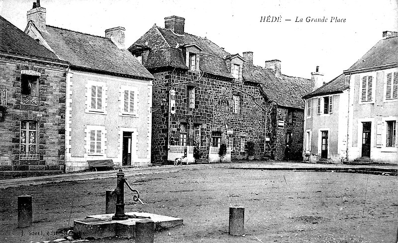 Ville de Hédé (Bretagne).