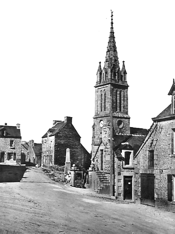 Ville de Hénansal (Bretagne).