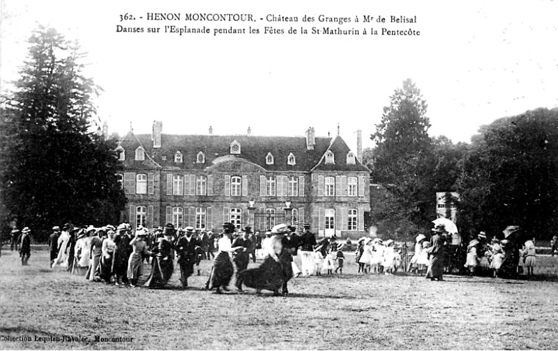 Ville de Hnon (Bretagne) : le chteau des Granges.