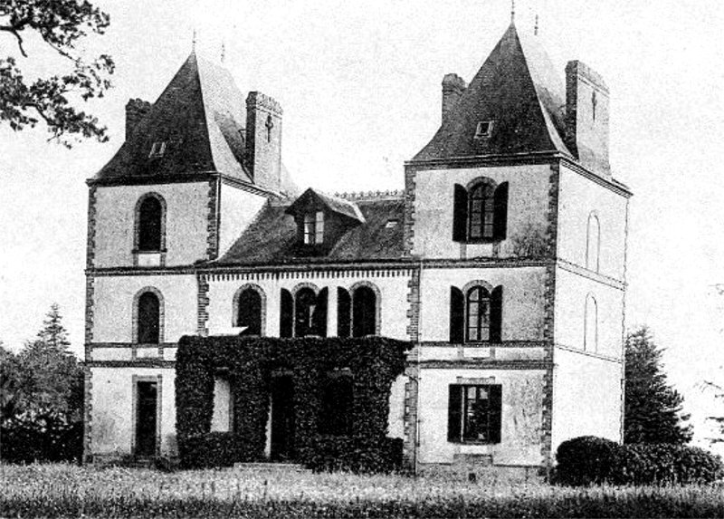 Ville d'Herbignac (Bretagne) : manoir ou chteau de Ker Olivier.