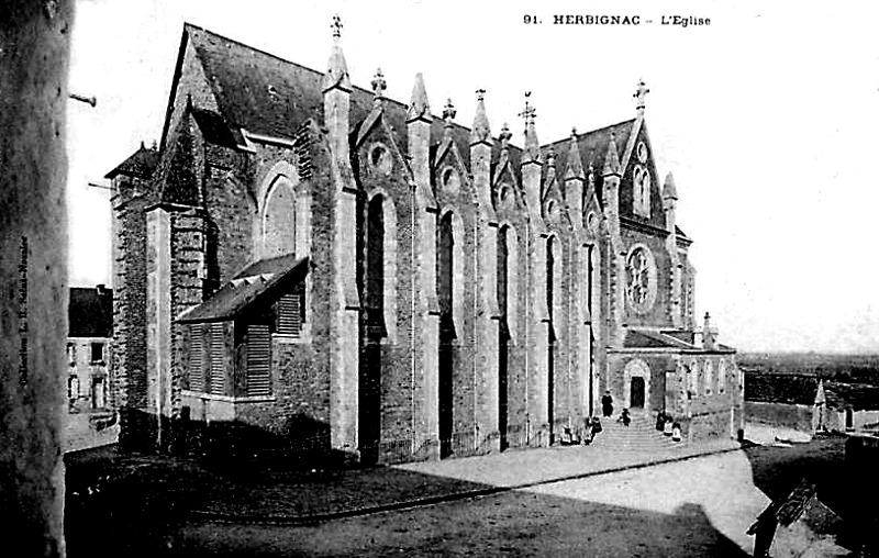 Eglise d'Herbignac (Bretagne).