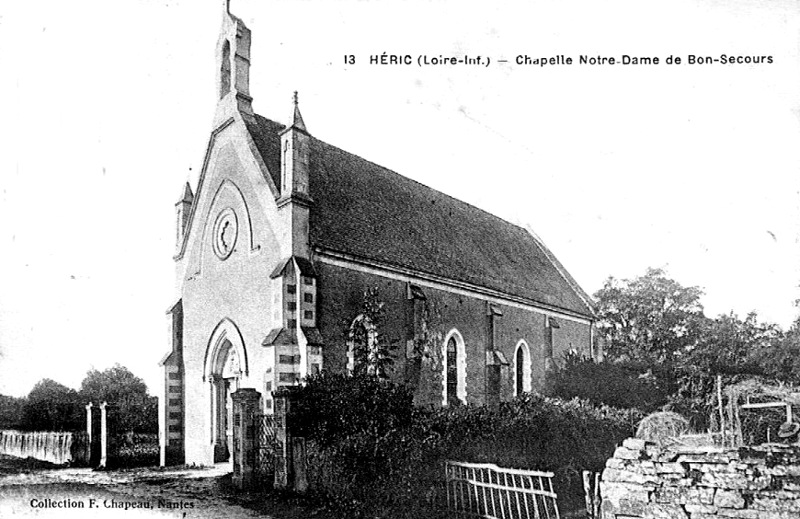 Chapelle Notre-Dame de Bon Secours  Hric (anciennement en Bretagne).