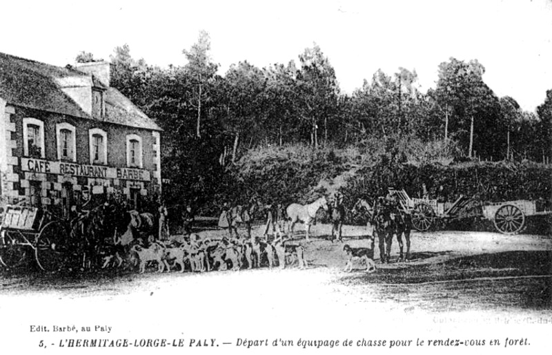 Ville de l'Hermitage-Lorge (Bretagne).