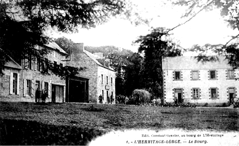 Ville de l'Hermitage-Lorge (Bretagne).